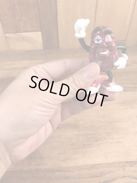 アドバタイジングキャラクターのカリフォルニアレーズンズの80’sヴィンテージPVCフィギュア