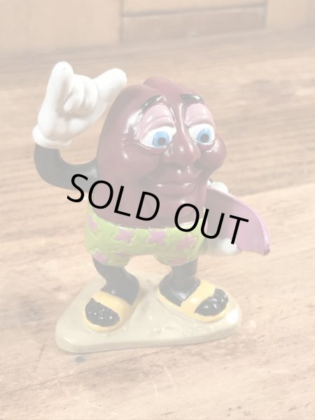 カリフォルニアレーズンのビーチシリーズの80年代ビンテージPVCフィギュア