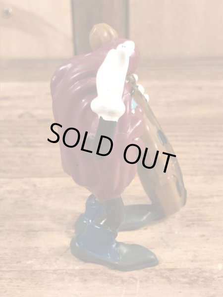 カリフォルニアレーズンのウッドベースの80年代ビンテージPVCフィギュア