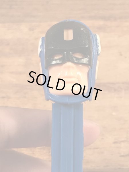 マーベルヒーローのキャプテンアメリカの70〜80年代ビンテージ足なしペッツ