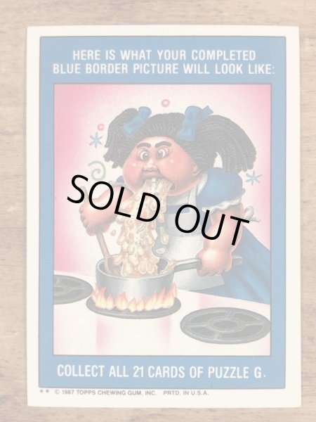 Topps社製のガーベッジペイルキッズの80’sヴィンテージカードシール