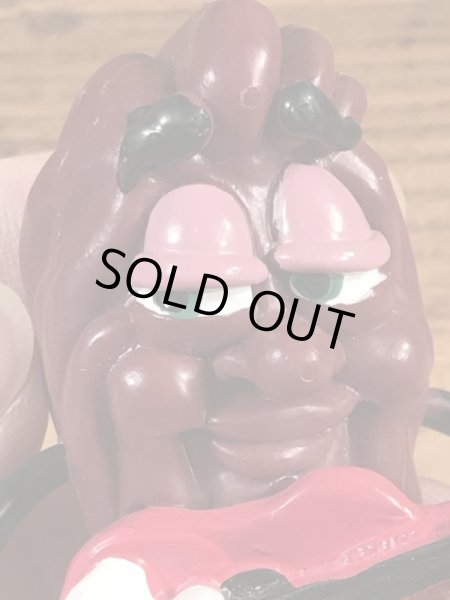 カリフォルニアレーズンのギターの80年代ビンテージPVCフィギュア