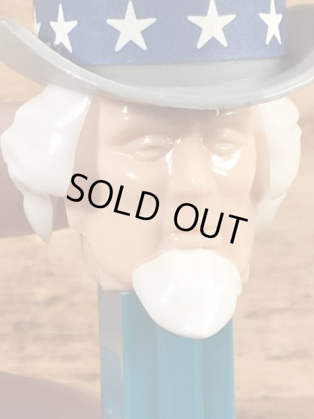 アンクルサムの足無しの70’sヴィンテージPezディスペンサー