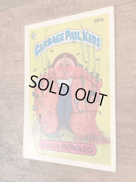 Topps社製のガーベッジペイルキッズの80’sヴィンテージカードシール