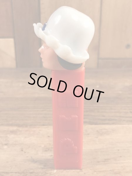 アメリカの偉人のBetsy Rossの60〜70’sヴィンテージ足無しPezディスペンサー