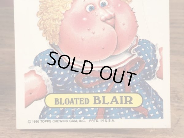 Topps社製のガーベッジペイルキッズの80’sヴィンテージカードシール