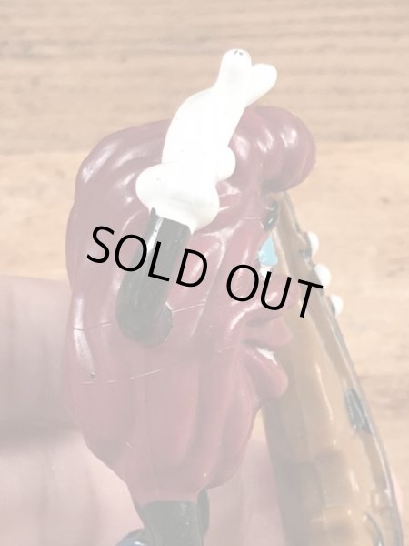 カリフォルニアレーズンのウッドベースの80年代ビンテージPVCフィギュア