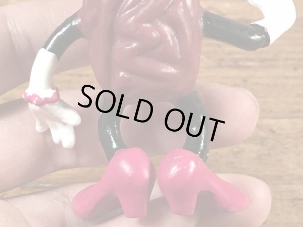 企業キャラクターのカリフォルニアレーズンズの80’sヴィンテージPVCフィギュア