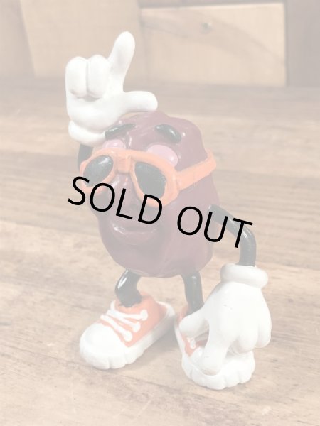 アドバタイジングキャラクターのカリフォルニアレーズンズの80’sヴィンテージPVCフィギュア