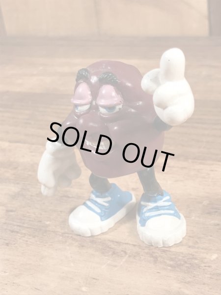 企業キャラクターのカリフォルニアレーズンズの80’sヴィンテージPVCフィギュア