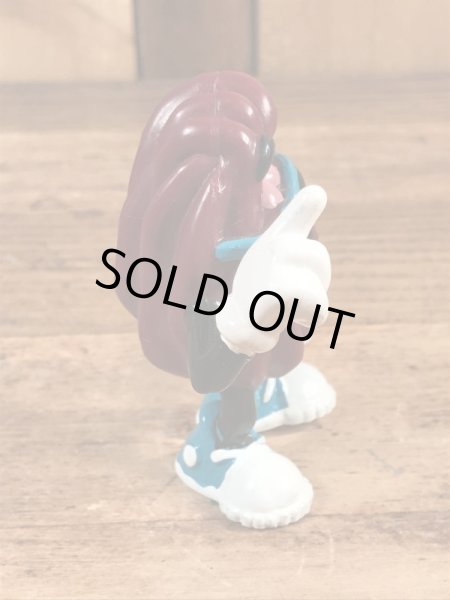 カリフォルニアレーズンのターコイズサングラスの80年代ビンテージPVCフィギュア