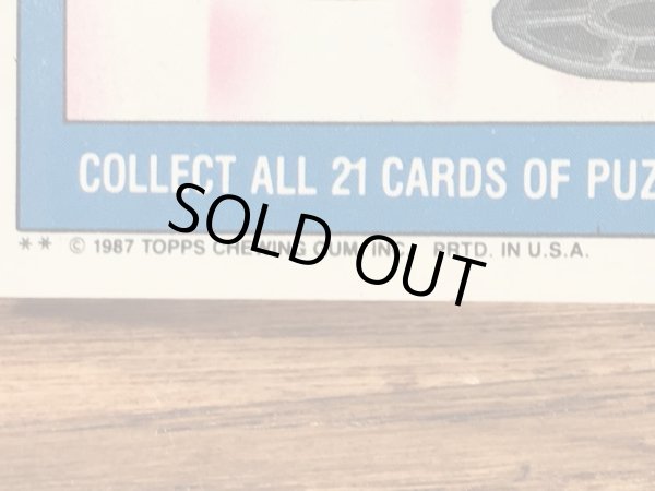 トップス社製のガーベッジペイルキッズの80年代ビンテージステッカーカード