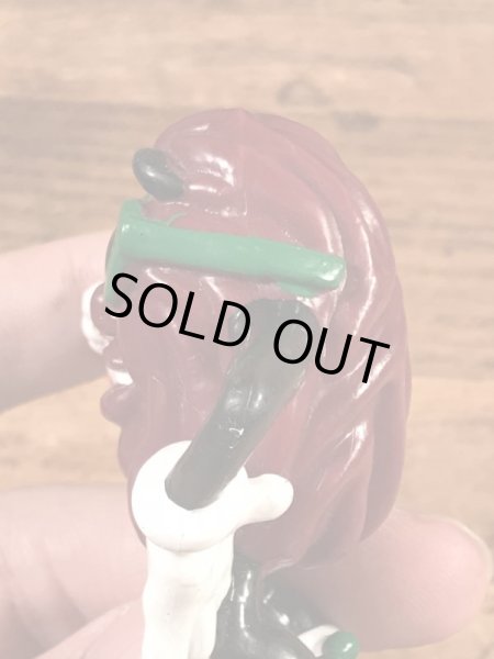 カリフォルニアレーズンのキャンディケーンの80年代ビンテージPVCフィギュア