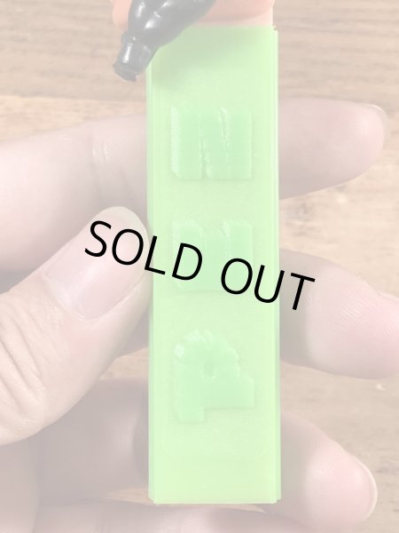 黄緑ステムのIndian Maidenの50〜60’sヴィンテージ足無しPezディスペンサー