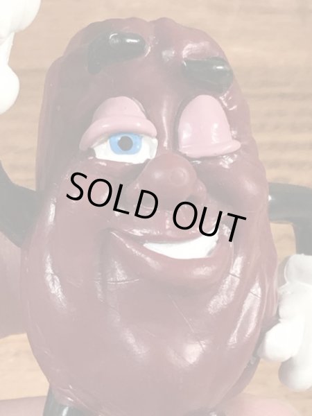 企業キャラクターのカリフォルニアレーズンの80年代ビンテージPVCフィギュア