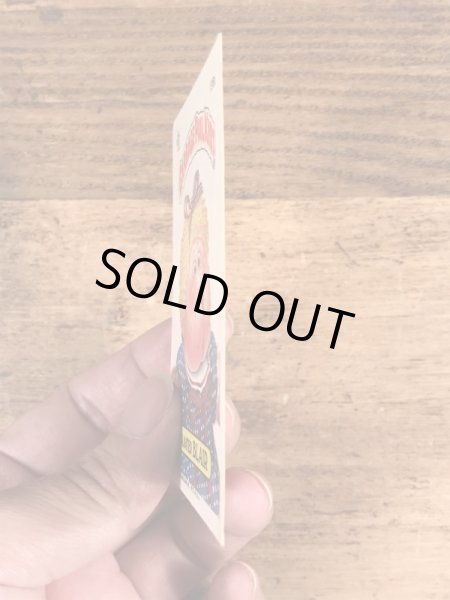 トップス社製のガーベッジペイルキッズの80年代ビンテージステッカーカード