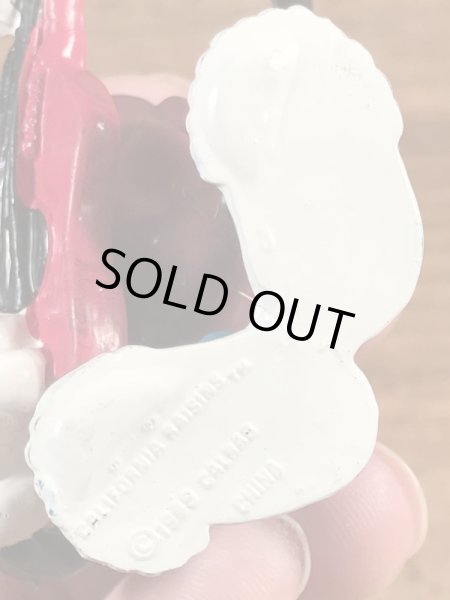 企業キャラクターのカリフォルニアレーズンズの80’sヴィンテージPVCフィギュア