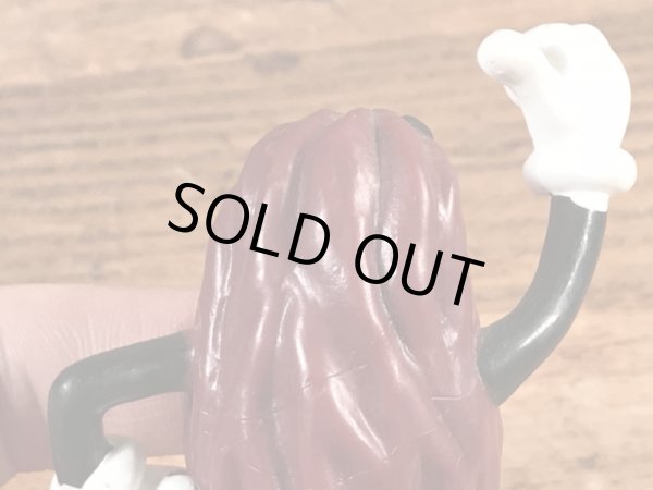 企業キャラクターのカリフォルニアレーズンの80年代ビンテージPVCフィギュア