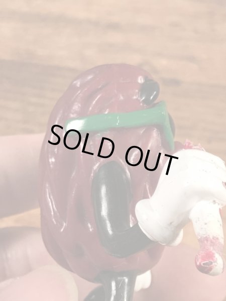 カリフォルニアレーズンのキャンディケーンの80年代ビンテージPVCフィギュア