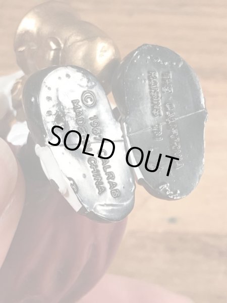 企業キャラクターのカリフォルニアレーズンズの80’sヴィンテージPVCフィギュア