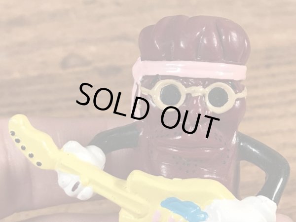 カリフォルニアレーズンのジミヘンドリックスの80年代ビンテージPVCフィギュア