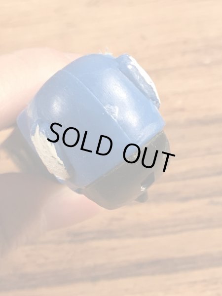 マーベルヒーローのキャプテンアメリカの70〜80年代ビンテージ足なしペッツ