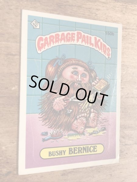 トップス社製のガーベッジペイルキッズの80年代ビンテージステッカーカード