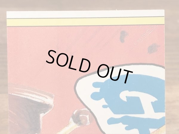 トップス社製のガーベッジペイルキッズの80年代ビンテージステッカーカード