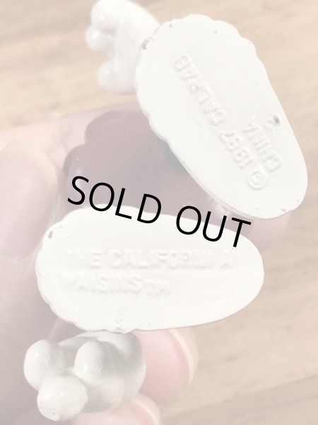 企業キャラクターのカリフォルニアレーズンズの80’sヴィンテージPVCフィギュア