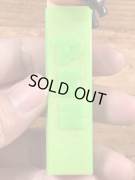 黄緑ステムのIndian Maidenの50〜60’sヴィンテージ足無しPezディスペンサー