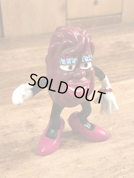 アドバタイジングキャラクターのカリフォルニアレーズンの80年代ビンテージPVCフィギュア