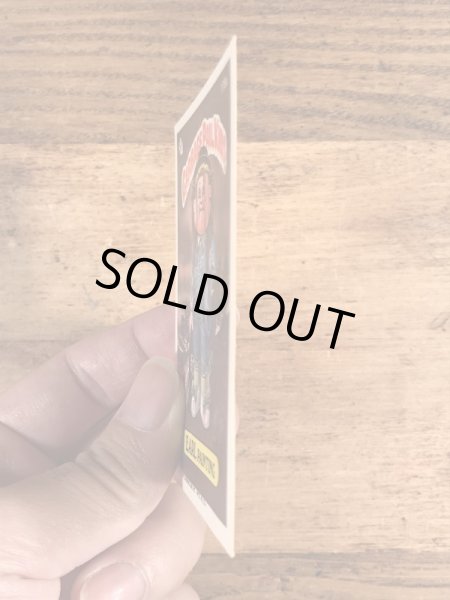 トップス社製のガーベッジペイルキッズの80年代ビンテージステッカーカード