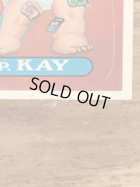 Topps社製のガーベッジペイルキッズの80’sヴィンテージカードシール