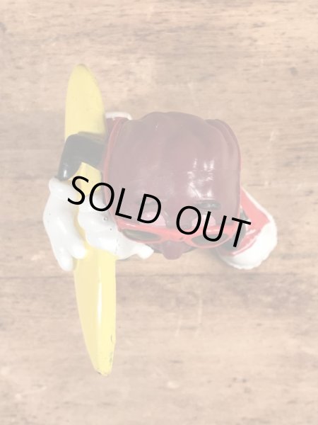 カリフォルニアレーズンのサーフボードの80年代ビンテージPVCフィギュア