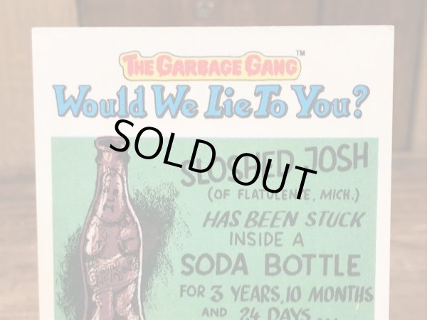 Topps社製のガーベッジペイルキッズの80’sヴィンテージカードシール