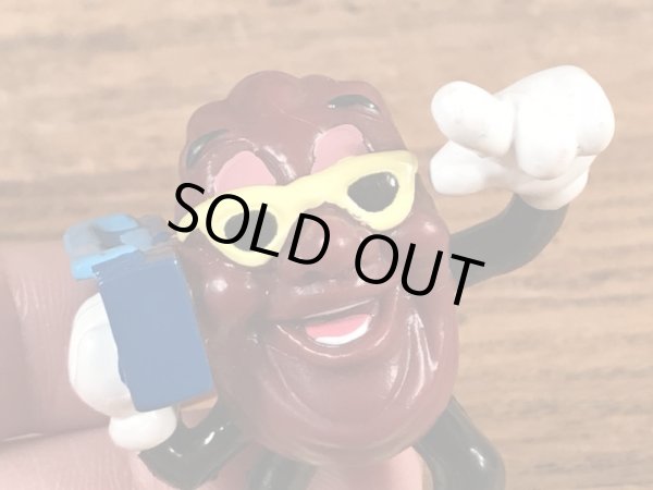 ハーディーズから配布されたカリフォルニアレーズンの80年代ビンテージPVCフィギュア