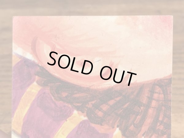 トップス社製のガーベッジペイルキッズの80年代ビンテージステッカーカード