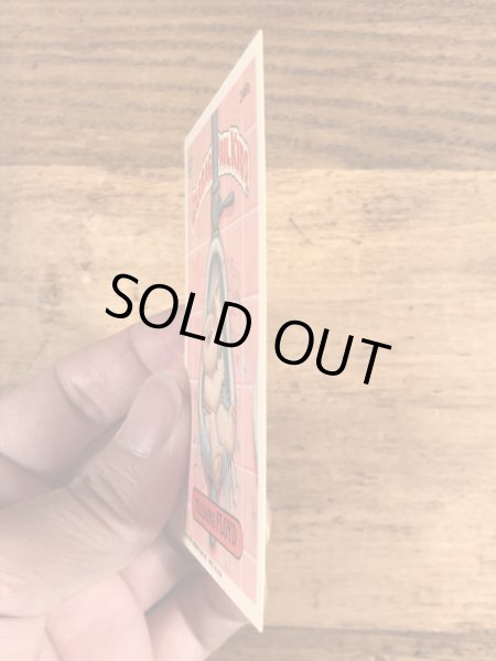 トップス社製のガーベッジペイルキッズの80年代ビンテージステッカーカード