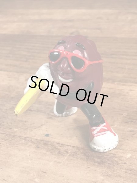 カリフォルニアレーズンのサーフボードの80年代ビンテージPVCフィギュア