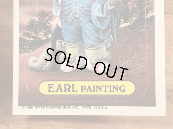 Topps社製のガーベッジペイルキッズの80’sヴィンテージカードシール