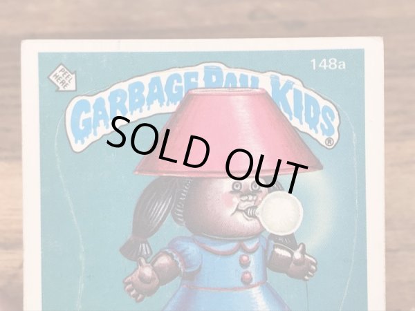 トップス社製のガーベッジペイルキッズの80年代ビンテージステッカーカード