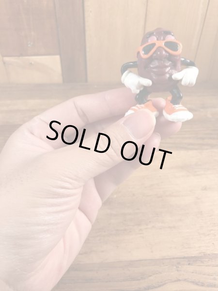 アドバタイジングキャラクターのカリフォルニアレーズンズの80’sヴィンテージPVCフィギュア