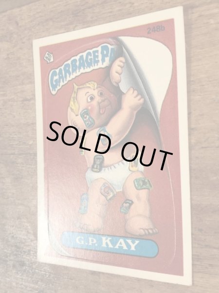 Topps社製のガーベッジペイルキッズの80’sヴィンテージカードシール