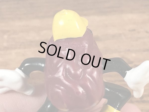 アドバタイジングキャラクターのカリフォルニアレーズンズの80’sヴィンテージPVCフィギュア