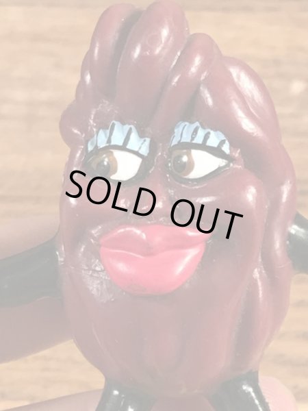 アドバタイジングキャラクターのカリフォルニアレーズンの80年代ビンテージPVCフィギュア