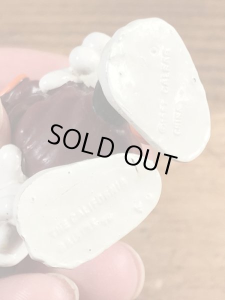 アドバタイジングキャラクターのカリフォルニアレーズンズの80’sヴィンテージPVCフィギュア