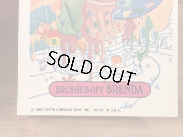 Topps社製のガーベッジペイルキッズの80’sヴィンテージカードシール