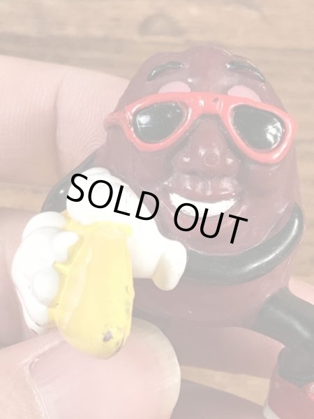 カリフォルニアレーズンのサーフボードの80年代ビンテージPVCフィギュア