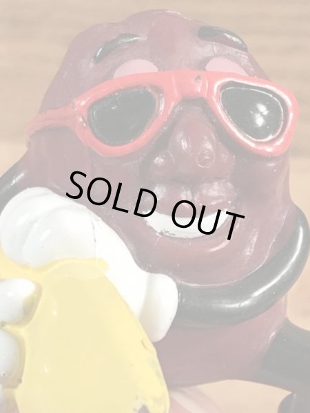 カリフォルニアレーズンのサーフボードの80年代ビンテージPVCフィギュア