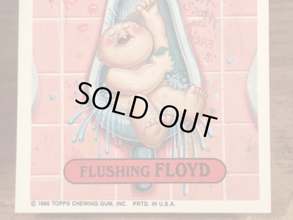 Topps社製のガーベッジペイルキッズの80’sヴィンテージカードシール